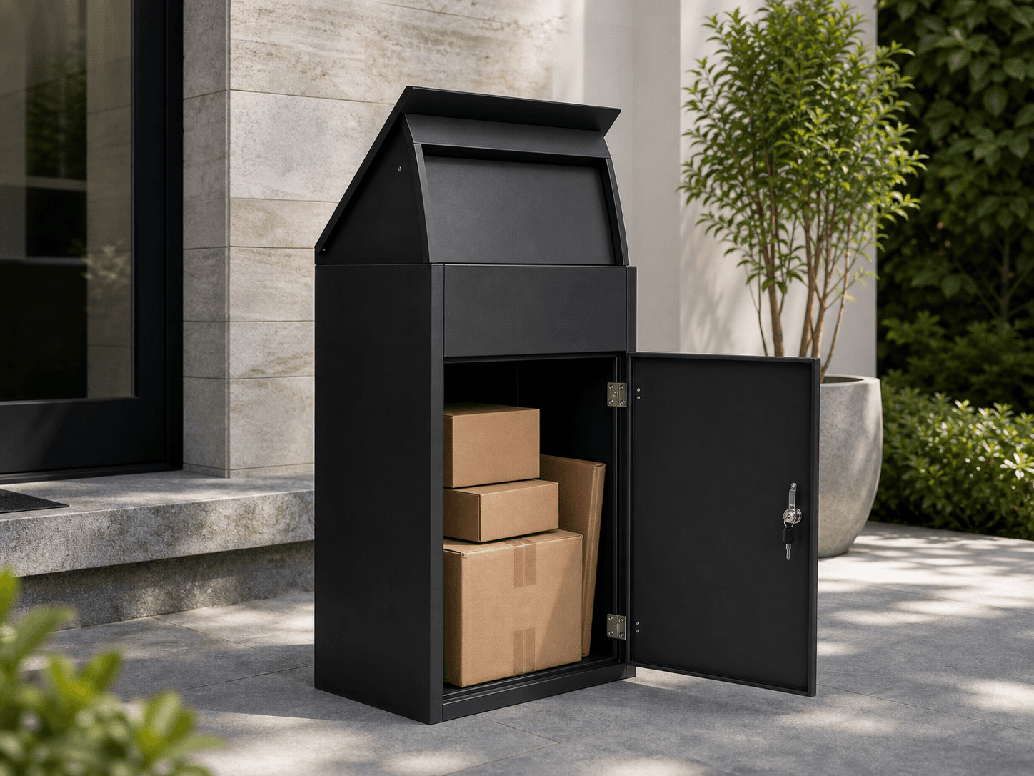 Lockable Outdoor Parcel Drop Box view 3