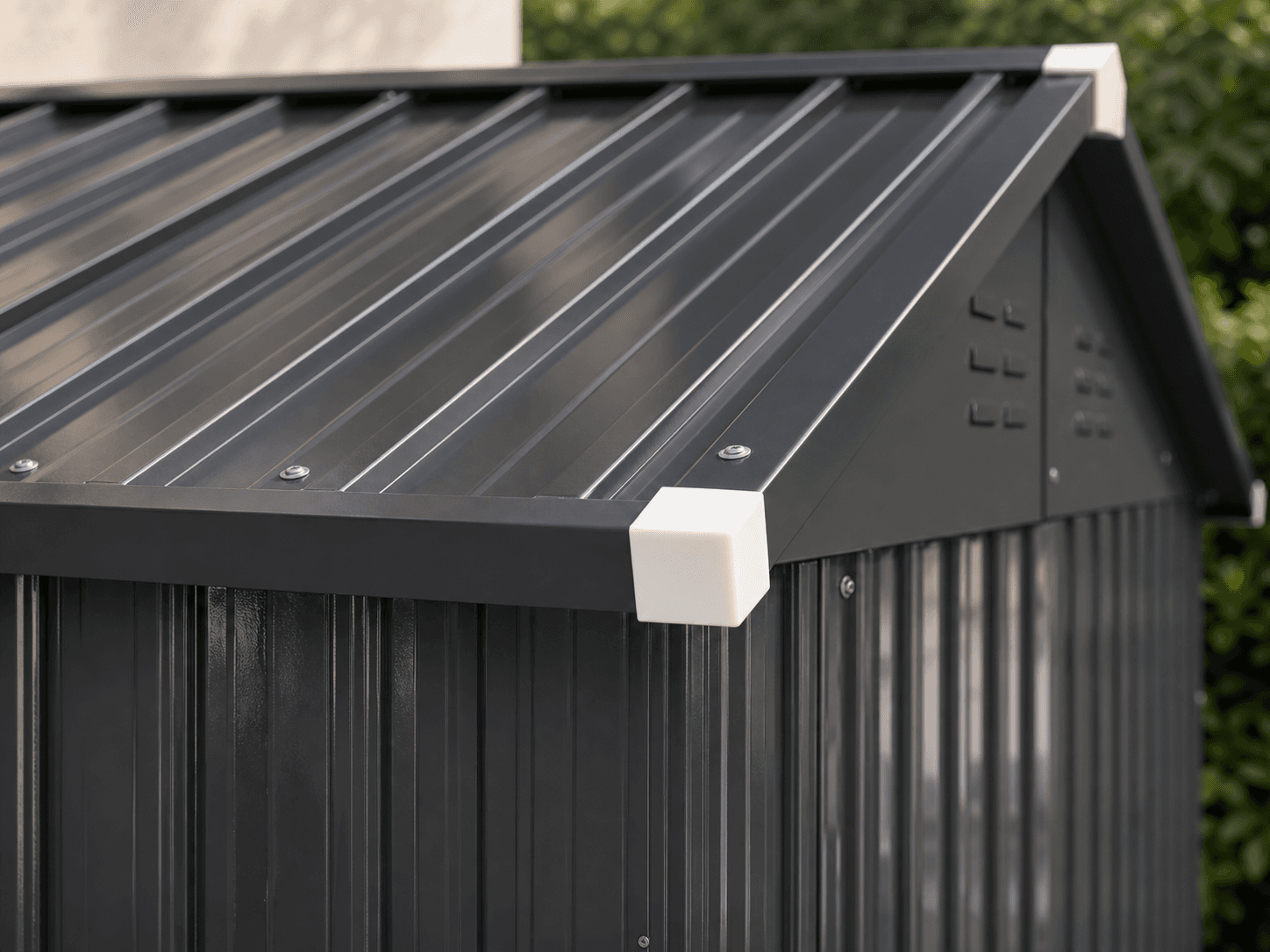 Gable Roof Metal Storage Shed view 5