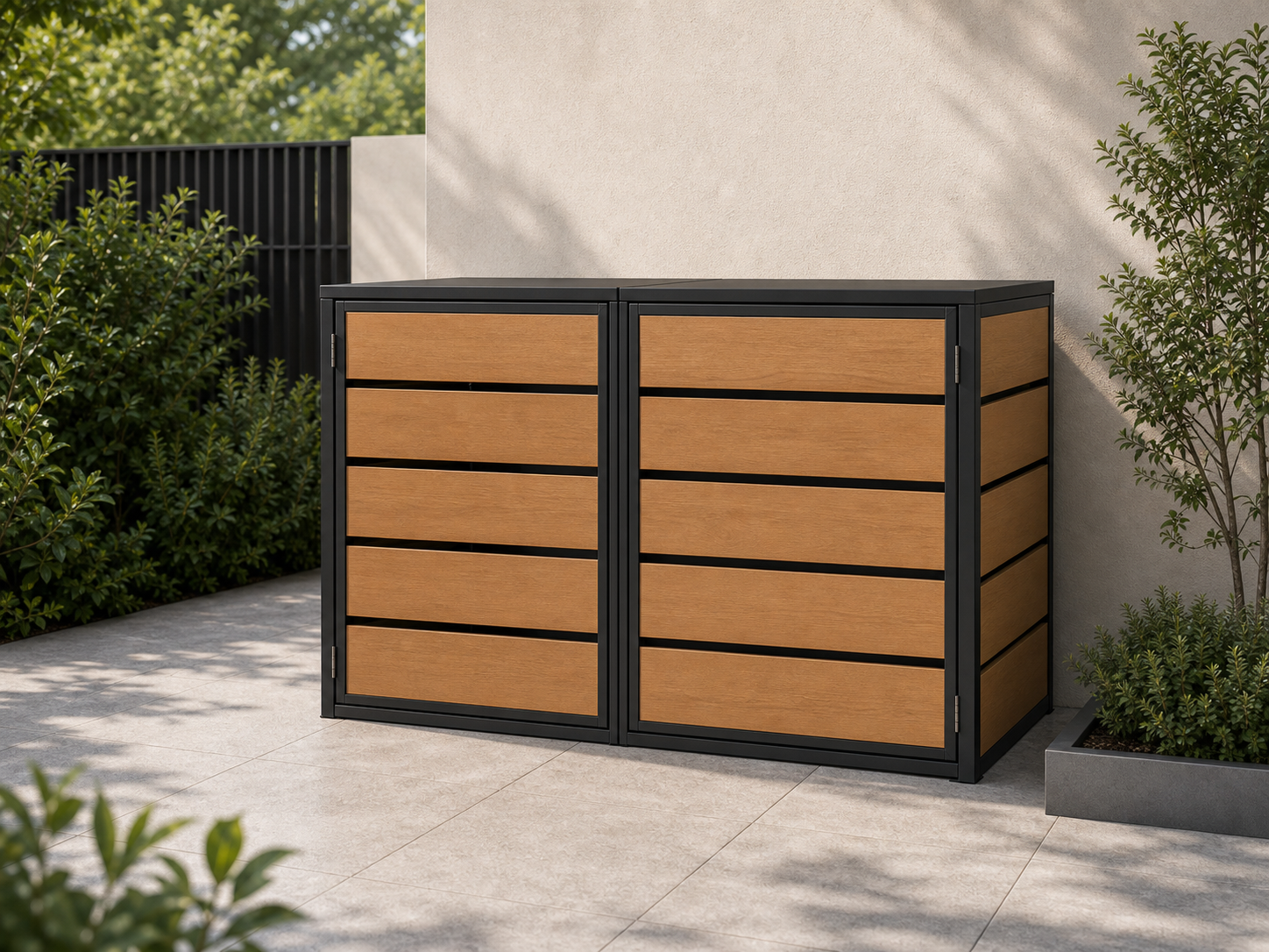 Outdoor Bin Storage Enclosures