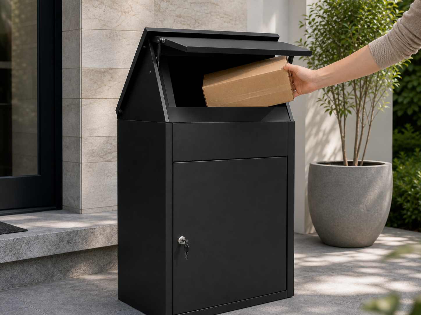 Lockable Outdoor Parcel Drop Box view 2