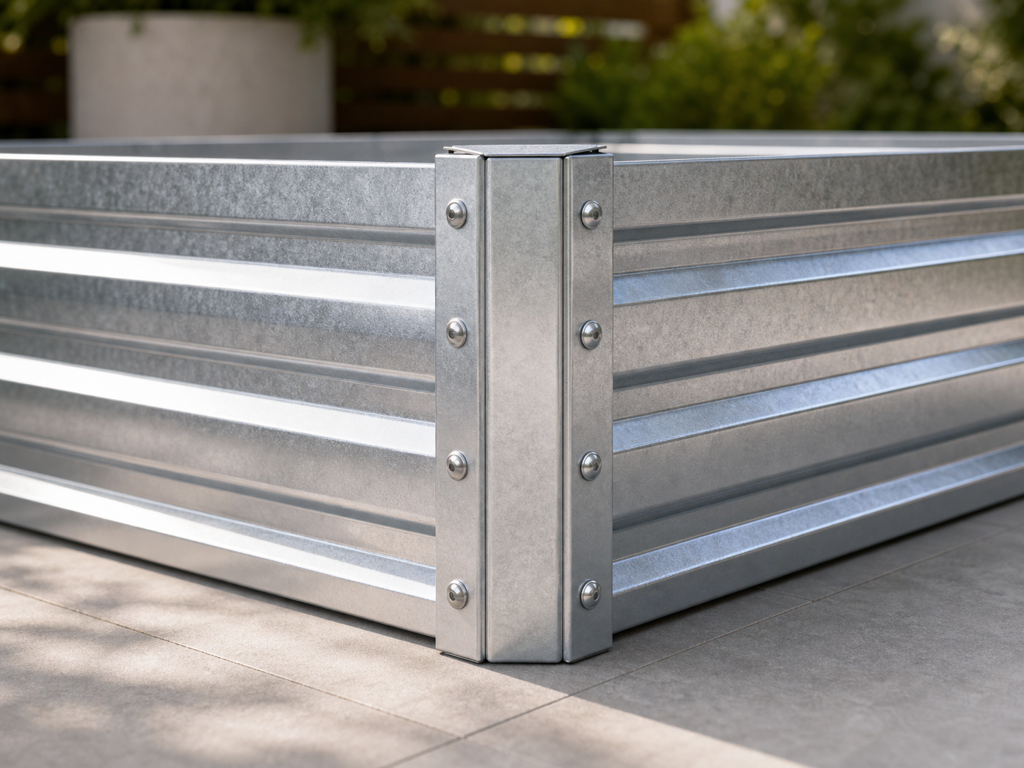 Galvanized Raised Planter Bed view 6