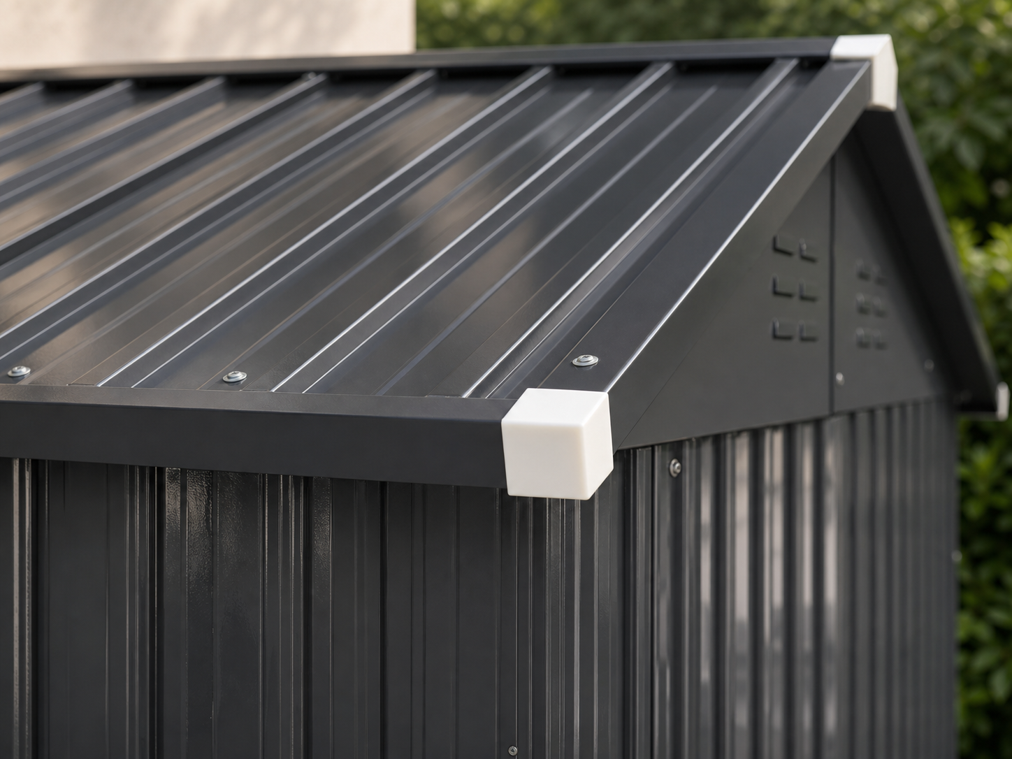 Gable Roof Metal Storage Shed view 5
